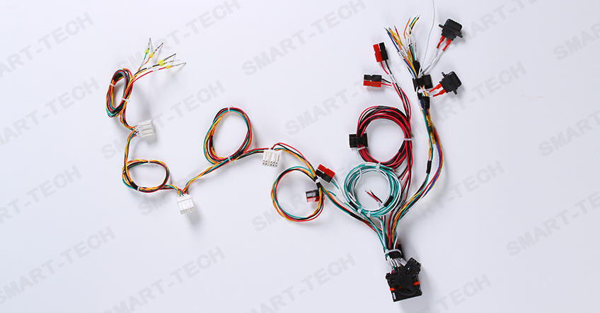 Automotive electronic control wiring harness